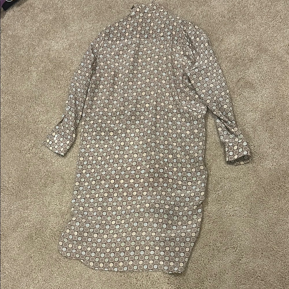 Chic Patterned Tunic Dress - image 4